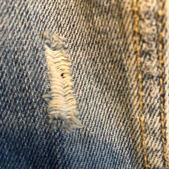 GAP WOMEN' S 1969 CLASS DISTRESSED DENIM JEAN JACKET SIZE EXTRA SMALL  XS NWOT - Picture 4 of 16